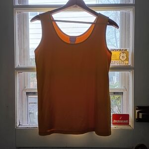 Chico's Travelers Tank Top Women's Size 1/Medium Golden Yellow Sleeveless